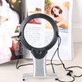 thumbnail image 2 of Magnifying Glass with Light and Stand, 6X Magnifying Glass with Light, Hands Free Magnifying Glass with Stand, Large Magnifying Glasses with 2 LED Lights 22.2 x 13.5 x 2cm, 2 of 5
