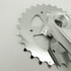 thumbnail image 4 of Juego de bielas para bicicleta para niños perfecl de aleación de aluminio 28T Gris plata, 4 of 8