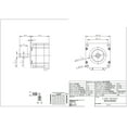 thumbnail image 3 of Nema 23 Stepper Motor 41mm 2.8A 0.55NM 23HS4128 Stepper Motor For CNC Grind Foam Plasma Cut ,Easy to Use, 3 of 6