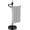Black, variant on Heavy Weighted Hand Towel Holder(with Crystal Ball) Standing Hand Towel Holder Total Height 15.7'' for Kitchen,Bathroom,Vanity,Classic Decorative Metal Hand Towel Stand,Oil Rubbed Bronze