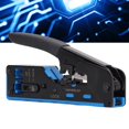thumbnail image 1 of RJ45 Crimp Tool Kit, Lightweight Stripping Ethernet Crimper Labor Saving  For 8P 6P RJ Connector, 1 of 8