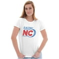 thumbnail image 3 of Charlotte North Carolina Auto Racing Womens Slim Fit Graphic Tee Brisco Brands X, 3 of 5