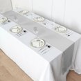 thumbnail image 6 of BalsaCircle 5 Pieces Silver 12" x 108" Polyester Table Top Runners Wedding Party Linens, 6 of 8
