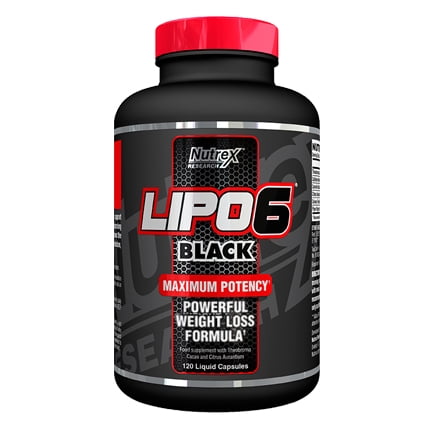 Balanced Lipo Packs - Nutrex Lipo 6 Black Weight Loss Support Supplement 120 Capsules