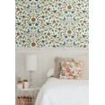 thumbnail image 5 of NextWall White Bird Toile Botanical Peel and Stick Wallpaper, 5 of 9