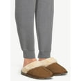 thumbnail image 2 of Joyspun Women's Suede Clog Slippers, Sizes 6-11, 2 of 6