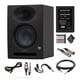 thumbnail image 1 of Monitores de estudio activos PreSonus Eris Studio 5 de 2 vías de 5,25' con paquete de guía de onda EBM y accesorios, 1 of 5