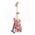 thumbnail image 6 of EVH - Eddie Van Halen - 5150 Red White & Black Mini Guitar Replica Collectible, 6 of 17