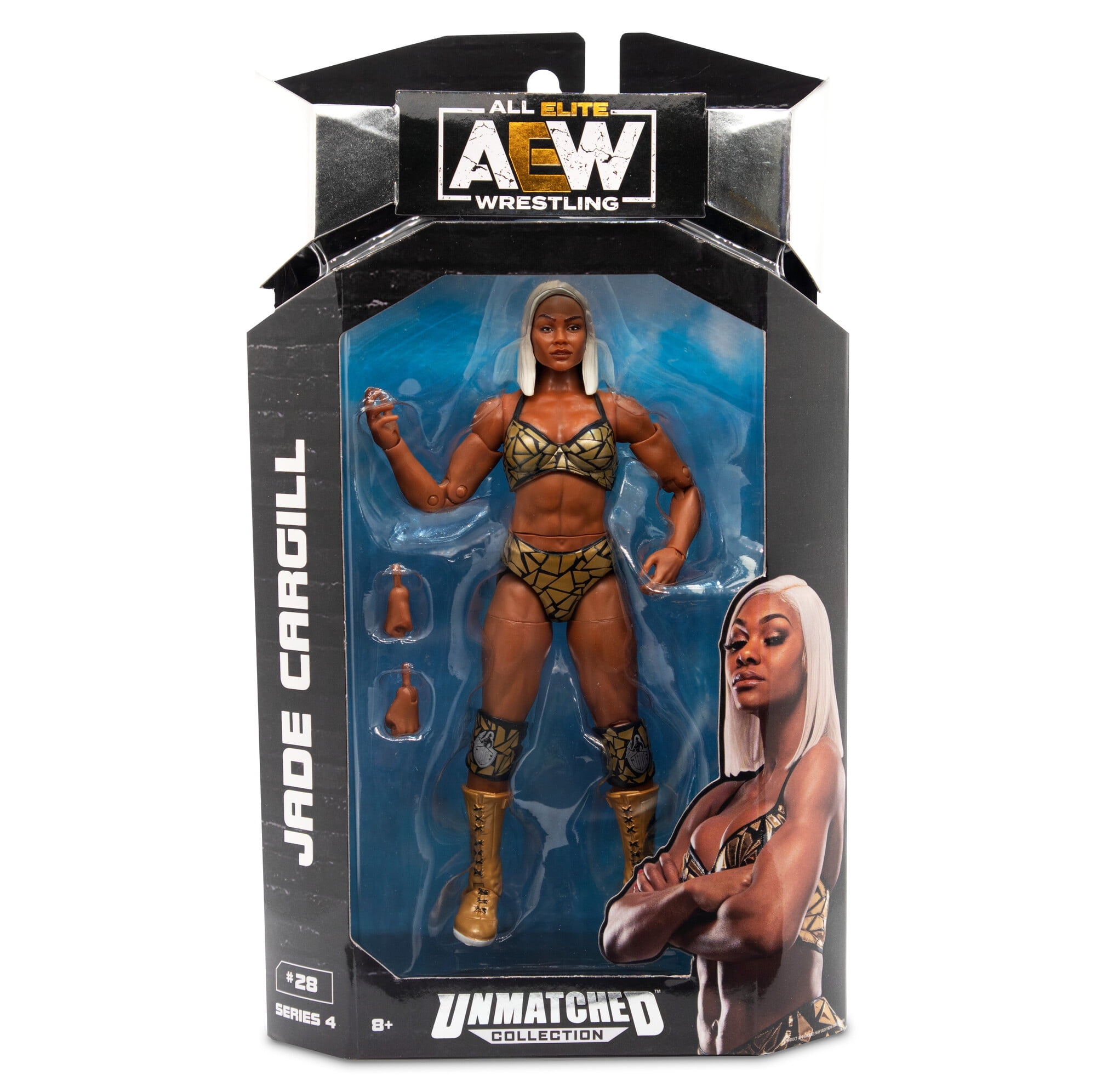 Jazwares AEW Unrivaled Britt Baker & Jade Cargill Action Figures