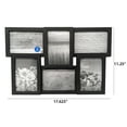 thumbnail image 3 of (2 pack) Mainstays – 4x6 Picture Frame – Black Gallery 6 Photo Linear Program Wall Photo Frame, 3 of 7
