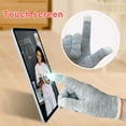 thumbnail image 4 of EvridWear Kids Warm Gloves with Touchscreen Fingers, Children Knit Gloves Boy Girl Fall Winter Cool Cold Weather 3 Pair (Pink Set M, 6-8Y), 4 of 9
