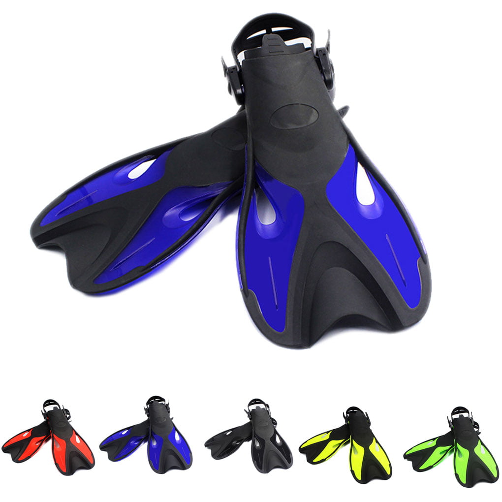 Adult Silicone Swim Flipper Snorkeling Training Swimming Diving Submersible Fins 