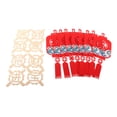 thumbnail image 1 of Bandera festiva roja del Festival de Primavera y colgante para colgar como decoración glamorosa del Año Nuevo chino para el hogar, 1 of 8