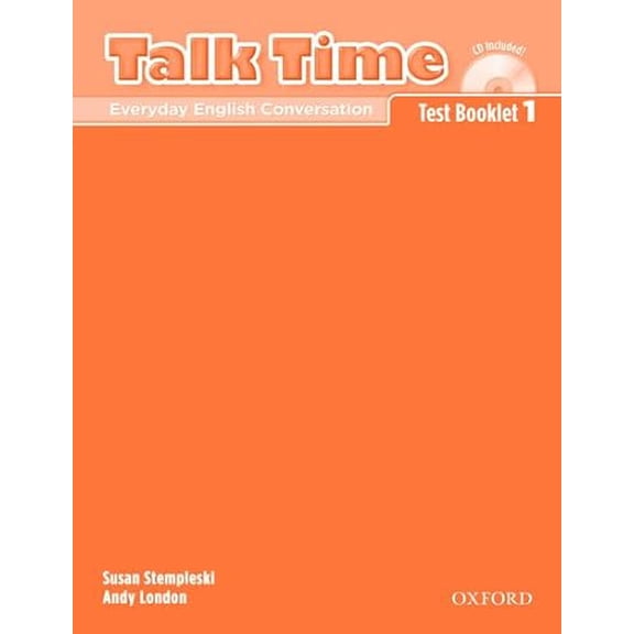 Pre-Owned Talk Time 1 Test Booklet with Audio CD: Everyday English Conversation, 9780194392907, 0194392902, Paperback, Pap/Com edition