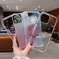 thumbnail image 4 of 3-in-1 Magnetic Glitter Mirror Phone Case with Stand for iPhone 11-16 Pro Max, 4 of 7