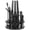 Black boston, variant on lanema 20Pcs Wearproof Cocktail Shaker Bartender Tool Bar Set with Rotatable Stand
