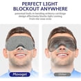 thumbnail image 2 of Huncv Mavogel Cotton Sleep Mask Eye Mask - Light-blocking Sleep Mask With Updated Design, Soft And Comfortable Night Mask For Men And Women, 2 of 5