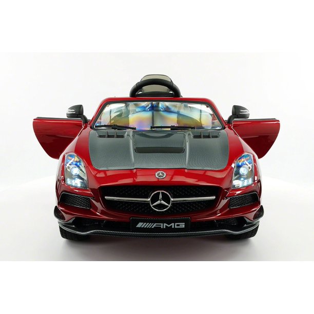 Licensed Mercedes Sls Amg Final Edition 12v Kids Ride On Car Mp3 Mp4 Color Lcd Battery Powered Rc Parental Remote 5 Point Safety Harness Limited Edition Walmart Com Walmart Com