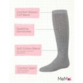 thumbnail image 3 of MeMoi  Ribbed Gemstone Knee High Socks - Girls - Female, 8, Medium Gray Heather, 3 of 8