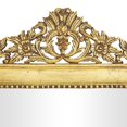 thumbnail image 4 of DecMode 36" x 60" Gold Intricately Carved Acanthus Floral Wall Mirror, 4 of 9