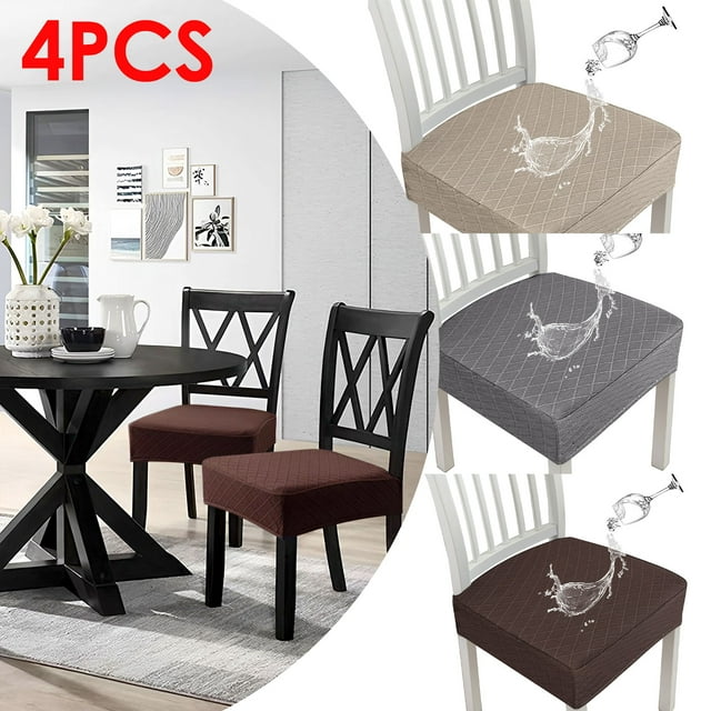 BUTORY Waterproof Seat Covers for Dining Room Chairs Set of 4/8 ...