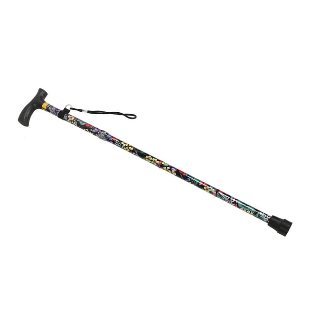 Folding Walking Cane, Elderly Walking Cane T Handle for Injured Legs
