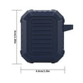 thumbnail image 4 of Methold Funda para auriculares, funda de silicona, funda para auriculares inalámbricos, repuesto para 1/2 Cables de audio/vídeo azul, 4 of 6