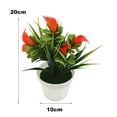 thumbnail image 3 of Mdesiwst Plastic Artificial Bonsai Faux Plant Potted Flower Home Decor, 3 of 6