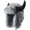 Black, variant on Faux Furs Trapper Hat for Women, Winter Earflap Fluffy Plush Thick Warm Buffalo Horn Decor Outdoor Hats