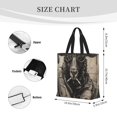 thumbnail image 3 of Balery Vintage Ram Pilot Bolsa de Mano para Mujeres con Cremallera, Bolsa de Gimnasio con Compartimentos, Bolsa para Laptop, Bolsa para Trabajo, 3 of 7