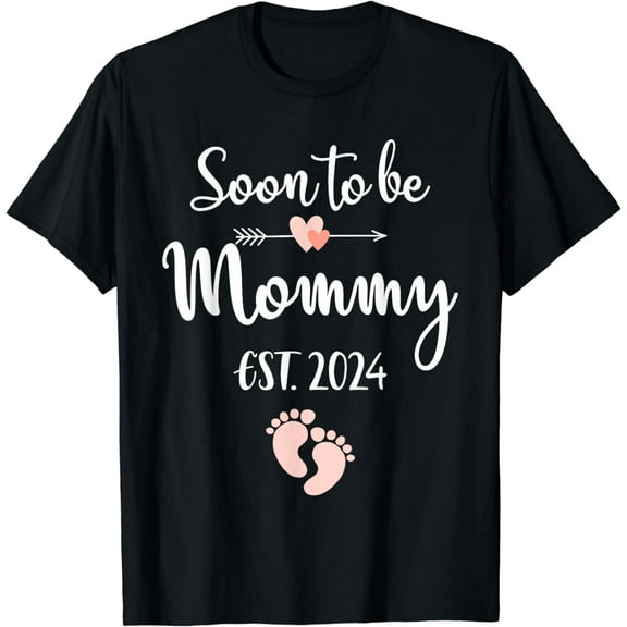 Soon to be mommy 2024 for mom pregnancy announcement T-Shirt