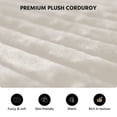 thumbnail image 2 of KAMEROUT 96" Modular Sectional Sofa Couches, L-Shaped Boneless Cloud Couch with Deep Seat & Plush Corduroy Fabric, Left Facing Chaise, 2 of 10