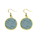 thumbnail image 1 of Los alimentos de queso pizza de champiñones Ear Dangle Golden Drop Earring Jewelry Mujer Unbranded M, 1 of 3