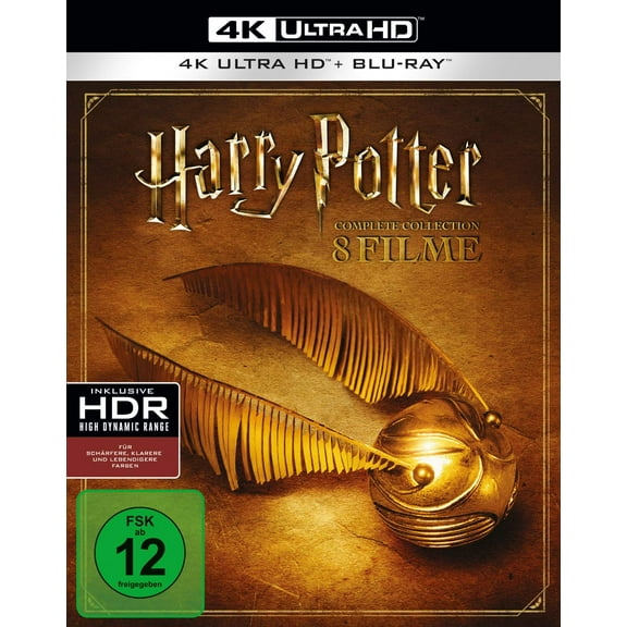 Harry Potter 4K Ultra-HD Complete Collection - contains 8 films (4K Ultra HD) Daniel Radcliffe