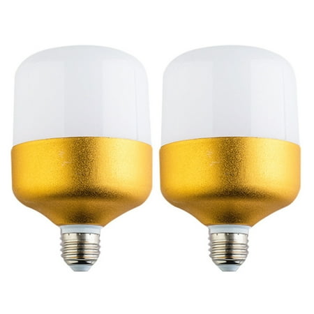 

2pcs E27 Screw-socket Bulb Superbright Indoor Household Lighting Bulb LED Light Bulb for Home (10W 3000K Golden Light Color: Warm