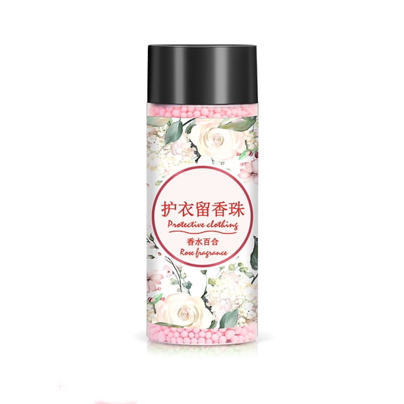 Perlas de fragancia para ropa, extracto de plantas naturales, suavizante de larga duración, suministros para lavandería, fragancia de rosas
