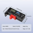 thumbnail image 2 of LOVEVER Digital LCD Universal Battery Tester (Model  BT - 168 PRO)  Battery Tester Volt Checker for AA AAA C D 9V 3.7V 1.5V Button Cell, 2 of 6