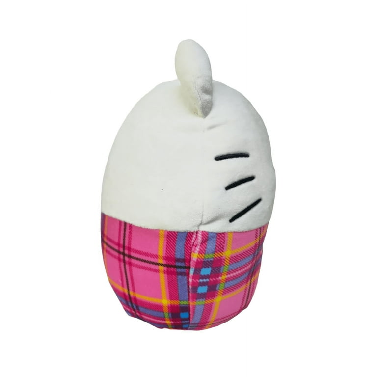 Squishmallows Sanrio Hello Kitty Wearing Plaid Plush 10 Inch Pink