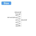 thumbnail image 2 of Compression Spring, 15 Pack 304 Stainless Steel, 10mm OD, 0.7mm Wire, 25mm Length, 2 of 6