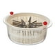 thumbnail image 2 of Cesta de Drenaje Multifuncional para Cocina con Diseño de Cepillo Rotatorio Colador para y Fresas Recipiente para Lavar Verduras y Escurridor de, 2 of 7