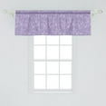thumbnail image 2 of Ambesonne Lilac Valance Pack of 2, Romantic Syringa Garden, 54"X18", Lilac, 2 of 2