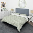 thumbnail image 3 of Designart 'Retro Abstract Drops VII' Mid-Century Modern Duvet Cover Set, 3 of 4