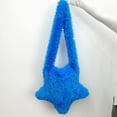 thumbnail image 5 of breaise Women's Fuzzy Star Crossbody Tote Bags Furry Shoulder Bag Cute Purse Handbag, 5 of 8
