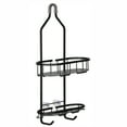 thumbnail image 2 of Utopia Alley Rustproof Aluminum Shower Caddy for Shower Heads - Hanging Shower Caddy Organizer with 2 Shelves & Hooks, Handheld Shower Head, Tall Bottle Rack - Matte Black Finish, 2 of 9