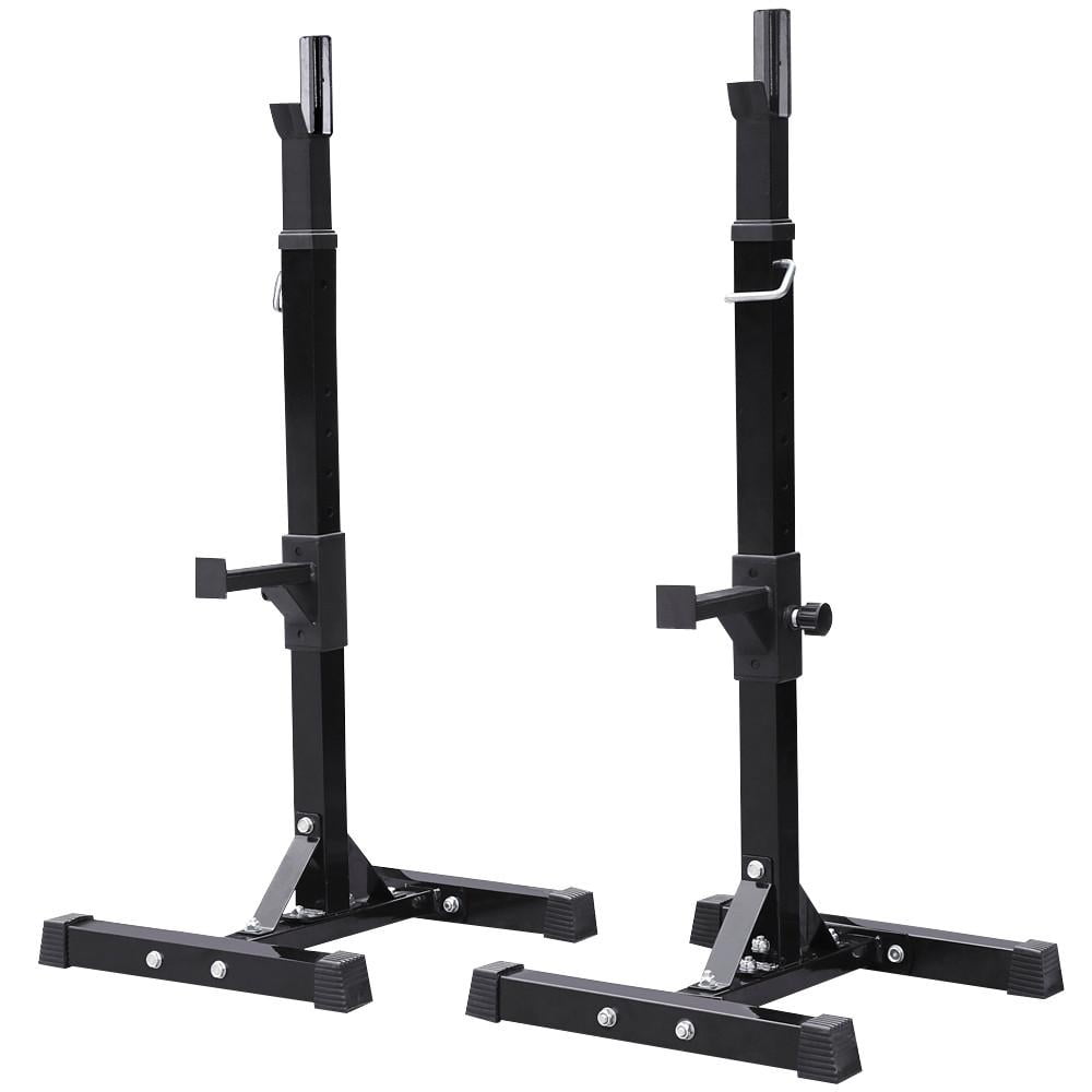 Alden Design 44"-70" Adjustable Squat Rack Portable Dumbbell Racks Barbell Free Press Stands