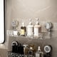 thumbnail image 3 of Estante de Ducha de Baño de Gran Capacidad, Sin Taladros, con Cesta de Almacenamiento de Pared Sin Perforaciones y Ventosa., 3 of 5