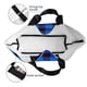 thumbnail image 4 of Balery Buffalo Plaid Blue Black Bolsa Tote Estilo Estético con Cremalleras, Bolsa de Hombro, Bolsa de Compras Grande y Plegable, 4 of 8
