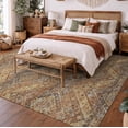 thumbnail image 6 of Addison Rugs Chantille Indoor/Outdoor Transitional Tribal Paprika Machine Washable Rectangle Rug, 8' x 10', 6 of 8