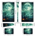 thumbnail image 3 of Skin Sticker for PS5 Slim Standard PS5 Pro Disc Digital Edition Console and Controllers Decals for Playstation 5 (Halloween Night Spooky,PS5 Pro Disc Edition), 3 of 5