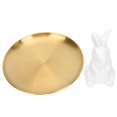 thumbnail image 4 of Decorative Serving Tray In Bunny Shape For Bedroom Decoration Made Of Ceramic 20X20Cm 1Pack, 4 of 5